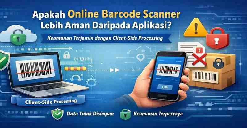 Gambar artikel Online Barcode Scanner vs Mobile Apps: Mana Lebih Cepat & Aman?